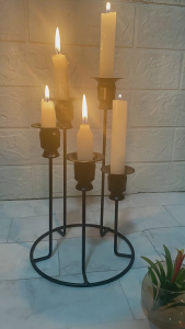 Candlestick Holder 5 Branch Perfect Gift For Holiday Birthday Holder
