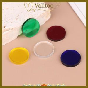 [Valitoo] 10ชิ้นแผ่นปลายใสเส้นผ่าศูนย์กลาง15มม. เล่นคิวกระโดดไม้คิวสนุ๊กเกอร์และอุปกรณ์บิลเลียด