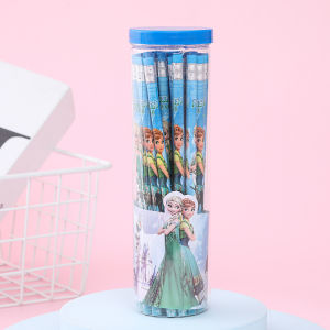 clu 30PCS/set cute cartoon HB pencil school supplies for children Hello Kitty Frozen Disney princess Mickey Sofia ulc