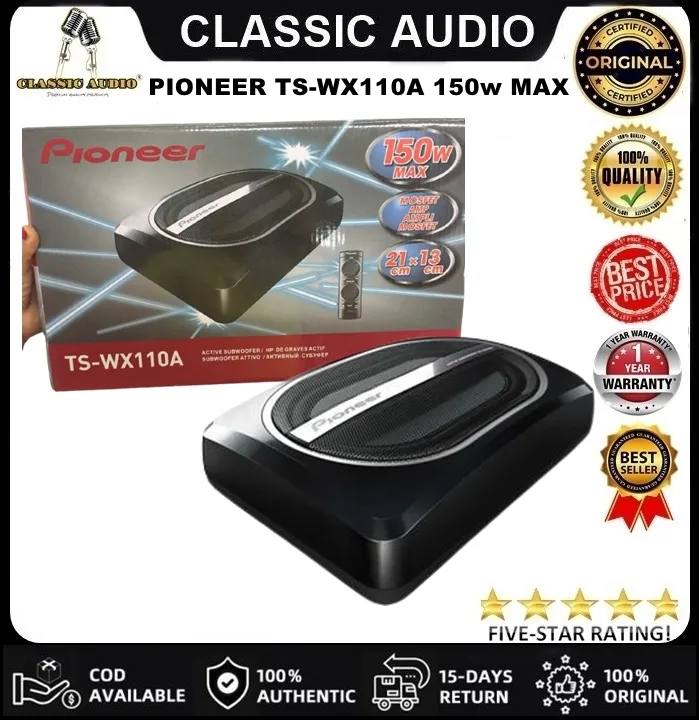 PIONEER TS-WX110A 150w MAX CLASSIC AUDIO (ORIGINAL) Compact