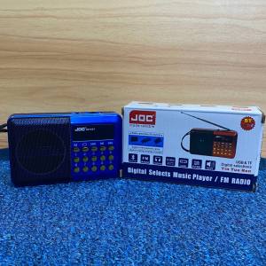 READY STOCK JOC Mini Radio Speaker FM MP3 Music Player USB Rechargeable H-011