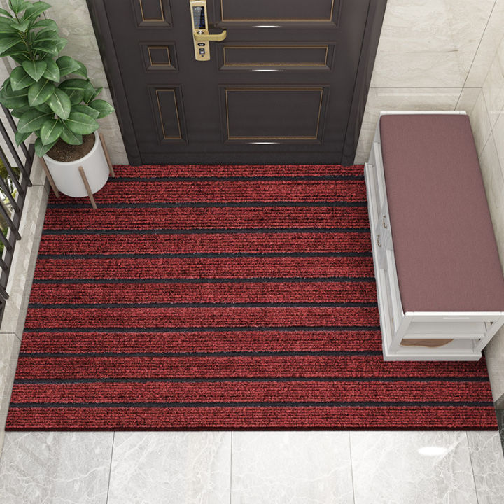 Striped Carpet Outdoor Entrance Entrance Kitchen Foyer Door