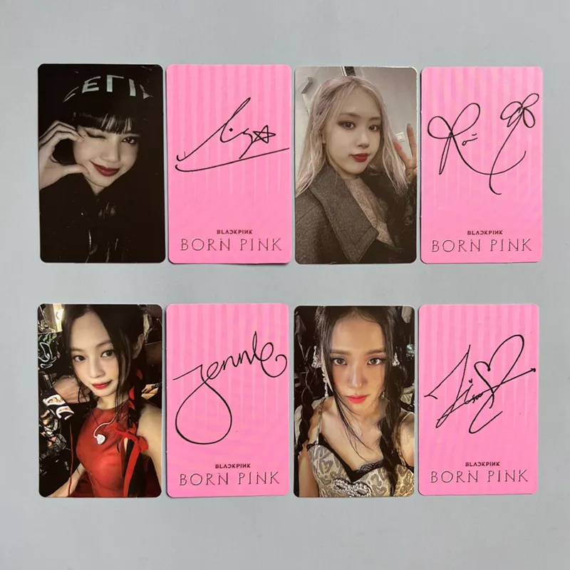 54pcs Kpop Black Pink Photocard New Album Born Pink Lomo Cards For Fans  Gift