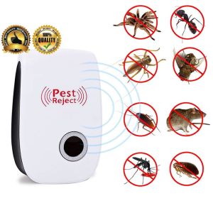 High-Tech Sonic Insect Repellent: Electric Mosquito Killer & Wall Plug Pest Control