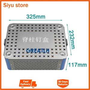 GREATLH Orthopedic Spinal Pedicle Screw Box Disinfection Box Orthopedic Spinal Nail Box Orthopedic Instrument