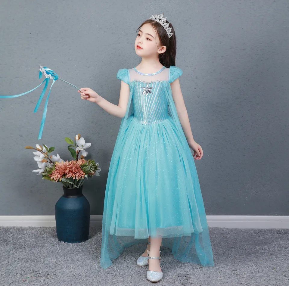 DIY Frozen Elsa Dress {tutorial} Materials List and The Sparkle Top - Kiki  & Company