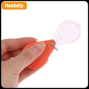 【2-3 ngày giao hàng】 Ống Kính lúp độ nét cao cầm tay màu cam cho người già Bỏ Túi kính lúp nhỏ cầm tay gấp