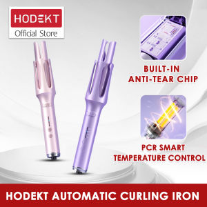HODEKT Automatic Curler Iron Ceramic Curling Curler Stick Fast Heating Multi-Function Hair Styler Stick Temperature-Adjustable 360 Rotating Constant Curling Iron