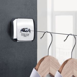 Drying Rack Wall-mounted Clothesline Shrinkable Non-slip Waterproof and Rustproof Pursuing Home Life