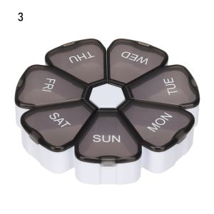 DFGFIN Weekly Travel Organizer Pill Dispenser Container Tablet Holder Pill Case Pill Box Organiser