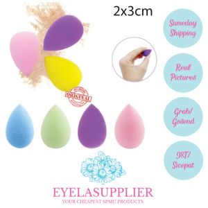 MINI Spons Makeup Beauty Kecil Make Up Foundation Bedak Spon Muka Alat Kosmetik  Sponge Tear Drop Makeup Kerucut Teardrop  Telur Murah Tools Applicator Aplikator Egg Brush