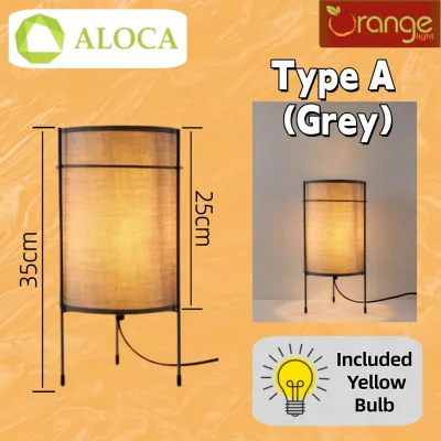 Simple Design Table Lamp Muji Style Lampu Meja Table & Desk Lamp Bedlamp