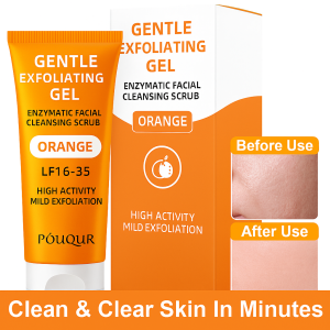 Facial Cleansing Gel Gel Gentle Exfoliating Scrub Enzyme Gel Orange Scrub Dead Skin Gel