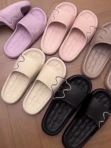 [Free Shipping] Summer 2025 New Model Flat-Soled Indoor Home Bathroom Non-Slip EVA Sandals For Men