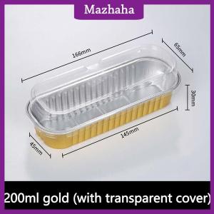 Mazhaha 10Pcs Mini Loaf Pans With Without Lids Rectangle Aluminum Foil Baking Pans Reusable Mini Bread Containers Muffin Tins