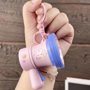 TRADER สามารถบันทึกได้ พวงกุญแจลำโพงบันทึก มือถือแบบมือถือ การ์ตูนลายการ์ตูน ลำโพงห้อยกระเป๋า น่ารักน่ารักๆ โทรโข่งสำหรับเด็ก ของขวัญสำหรับเด็ก