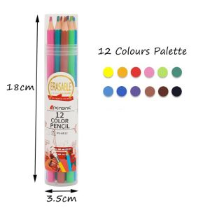 【Local】Erasable Colour Pencils 12PCS Set Kids Goodie Bag Gifts Children Day Gift Goodie Bag Kid Birthday