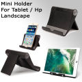Landscape Universal Holder Tablet HP Stand Desk Android Multi Angle Adjustable iPhone iPad Meja Kerja Tab. 