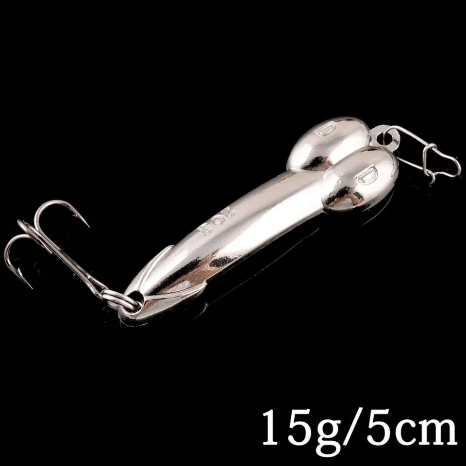 4PCS Funny Fishing Lures Special Shaped Hard Metal Sequin Fishing
