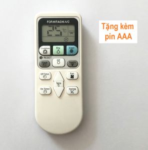 Remote Dùng Cho Máy Lạnh Hitachi Điều Khiển Điều Hòa RAR-3V2 KTRL002 Kèm Pin AAA