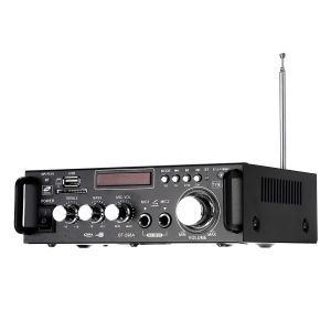 Audio Amplifier BT-298A Bluetooth EQ Karaoke Home Theater FM Radio 600W Built-In Equalizer with Remote Control Amplifier Bluetooth Stereo