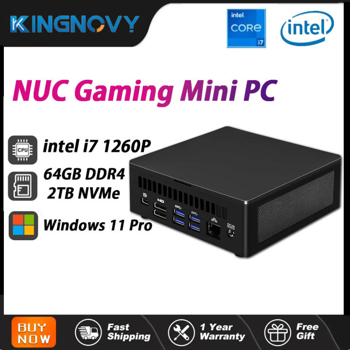 Kingnovy Th Gen Intel I I Nuc Gaming Mini Pc Compact Mini Computer