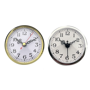 80Mm Quartzs Đồng Hồ Chèn Thủ Công chuyển động Đồng hồ Đồng hồ tròn Đầu Dát Chuông Lõi Với Chữ Số Ả Rập