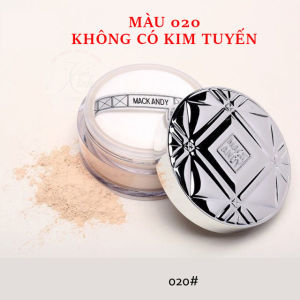 Phấn phủ kiềm dầu Mack Andy phấn mịn lỳ lâu trôi không thấm nước có nhũ kim tuyến lấp lánh