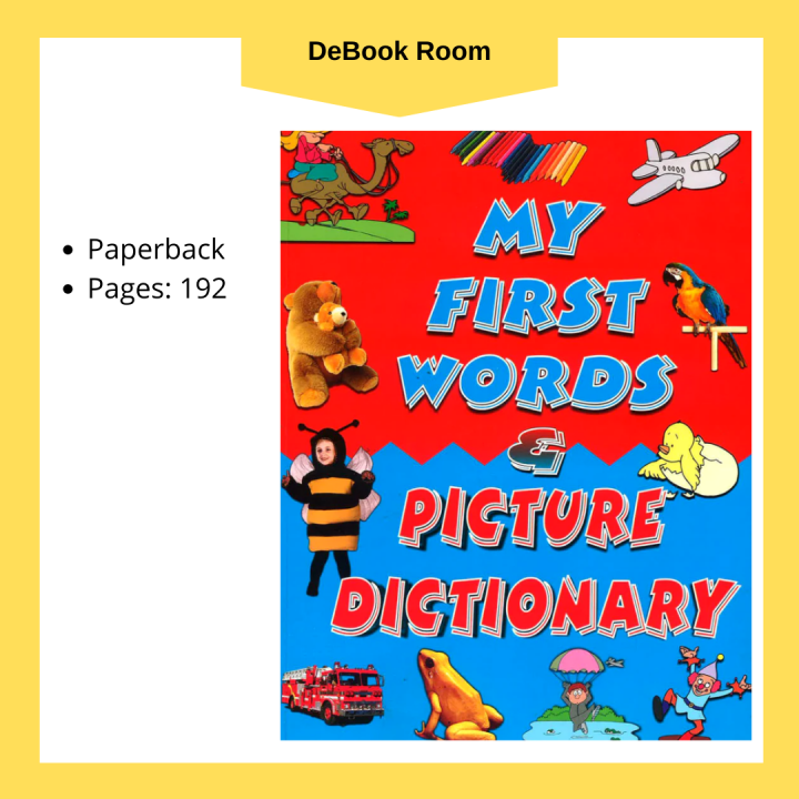 My First Words & Picture Dictionary Children's Book Lazada