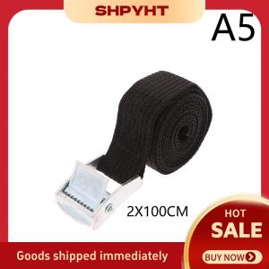 SHPYHT✨ Buckle Tie-Down Belt Cargo Lashing Straps For Car Motorcycle Bike With Metal Buckle Tow Rope Strong Ratchet Belt For Luggage Bag