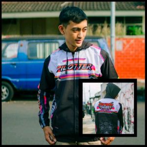 Jaket Pilotter Armrayong Artikel Karyawan Tuhan Gratis Stiker