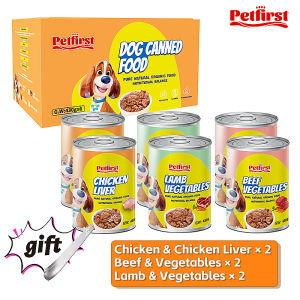 430g 6pcs Cans Wet Dog Food Natural Can for Puppy and adult Nutritious Pet Dog Canned Food Natural Organic Dog Food