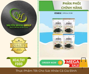 COMBO 4 GÓI  Rong Biển Trộn Cơm 4 Vị ( Hải Sản Đậu Nành  Rau Củ Truyền Thống) Genkai 40g