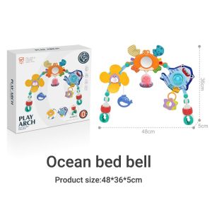 Baby Bed Bell Baby Toy Stroller Arch Musical Rattle Adjustable Clip Crib Mobile Hanging Bed