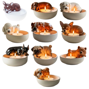 Heat Resistant Handcraft Dog Light Stand Unique Shelf Decoration for Dog Lovers