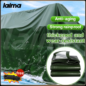 LAIMA Trapal waterproof Thick Rainproof Cloth Canopy Outdoor Portable Tarpaulin Sunscreen heat Insulation Shed Cloth