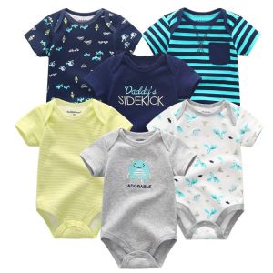 HONGS Baby Boy Multi-Print Bodysuit Onesie Cotton Infant Jumper Clothes Newborn
