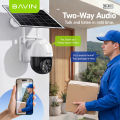 BAVIN SC802 Wi-Fi / SC803 4G Solar-Powered Outdoor PTZ Wireless CCTV Camera 5MP HD w/PIR Motion Detection &Two-Way Audio. 