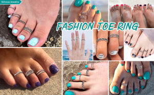 Silvora 1/2/3/4PCS/Set Sterling Silver 925 Toe Rings for Women Girls Adjustable Open Summer Beach Toe Foot Jewelry