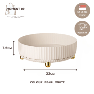 [SG 🇸🇬 Ready Stock] Rotating Deluxe Tray for Kitchen or Dressing Table / Kitchen Storage Tray