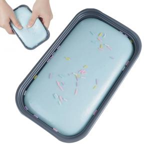 Soft PU Squeeshy Toy Stress Relieve Toy Butter Ice Cream Box Squishy Fidget Toy Anti Stress Sticky Box Cake Squishy Toy