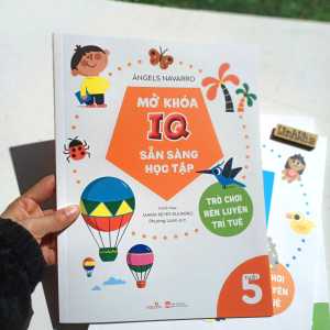Sách Trò Chơi Rèn Luyện Trí Tuệ (lẻ từng cuốn tùy chọn) - Mở Khóa IQ Sẵn Sàng Học tập Cho Bé 4–5–6–7 Tuổi – Vizibook