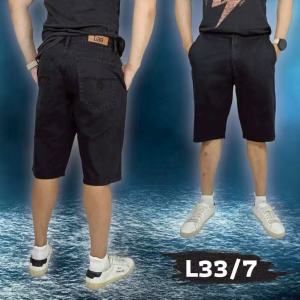 กางเกงสามส่วนกางเกงผู้ชาย ผ้านุ่มสีไม่ตก รุ่นL33(เอว 28-38)