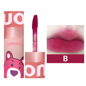 cadia🔥 Matte Velvet Lip Gloss Lipstik Lipstik Beruang Lucu Lip Clay Tahan Air Tahan Lama Lip Glasir Krim Bibir