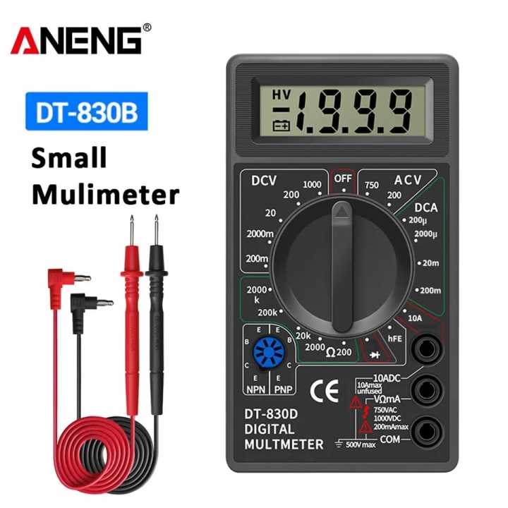 ASLI ADA BUZZERNYA + BONUS BATERAI Multitester Digital Multimeter Digital Avometer Digital