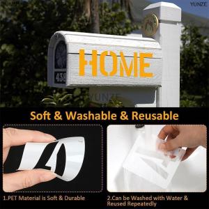 [COD] YUNZE 42 PCS Letter Stencils 3 Inch Interlocking Craft Stencils Kit Reusable Plastic Alphabet Templates