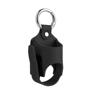 1pc Empty Hand Sanitizer Case Mini Disinfectant Hands Hydroalcoholic Gel Portable Hand Sanitizer Leather Bottle with Keychain