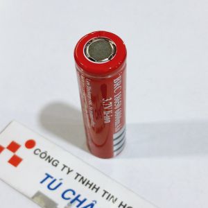 Pin 18650 (3.7V - 4.2V) IRC18650 / Pin Li-ion): Đầu Nhọn / Đầu Bằng