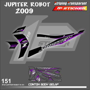 JUPITER ROBOT (COD) STIKER STRIPING MOTOR YAMAHA JUPITER ROBOT - STIKER LIST SIMPLE WARNA VARIASI DESAIN RACING HOLOGRAM DAN TRANSPARAN BISA COD IP.KODE R-151 IP PROJECT