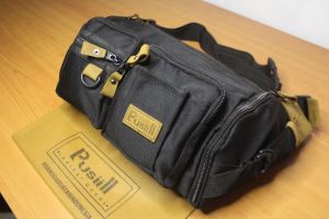 Waistbag Brand Lokal Pusiill/Bahan Cordura Kombinasi Kulit Asli/Tas Selempang Pria&Wanita V1.0